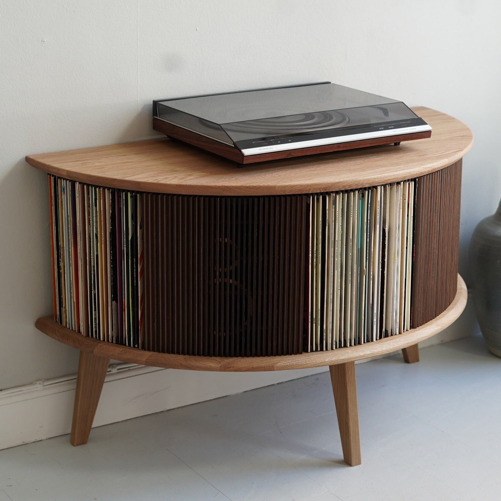 Højtalerskjulere til Display LUNA - Valnød (2 stk)