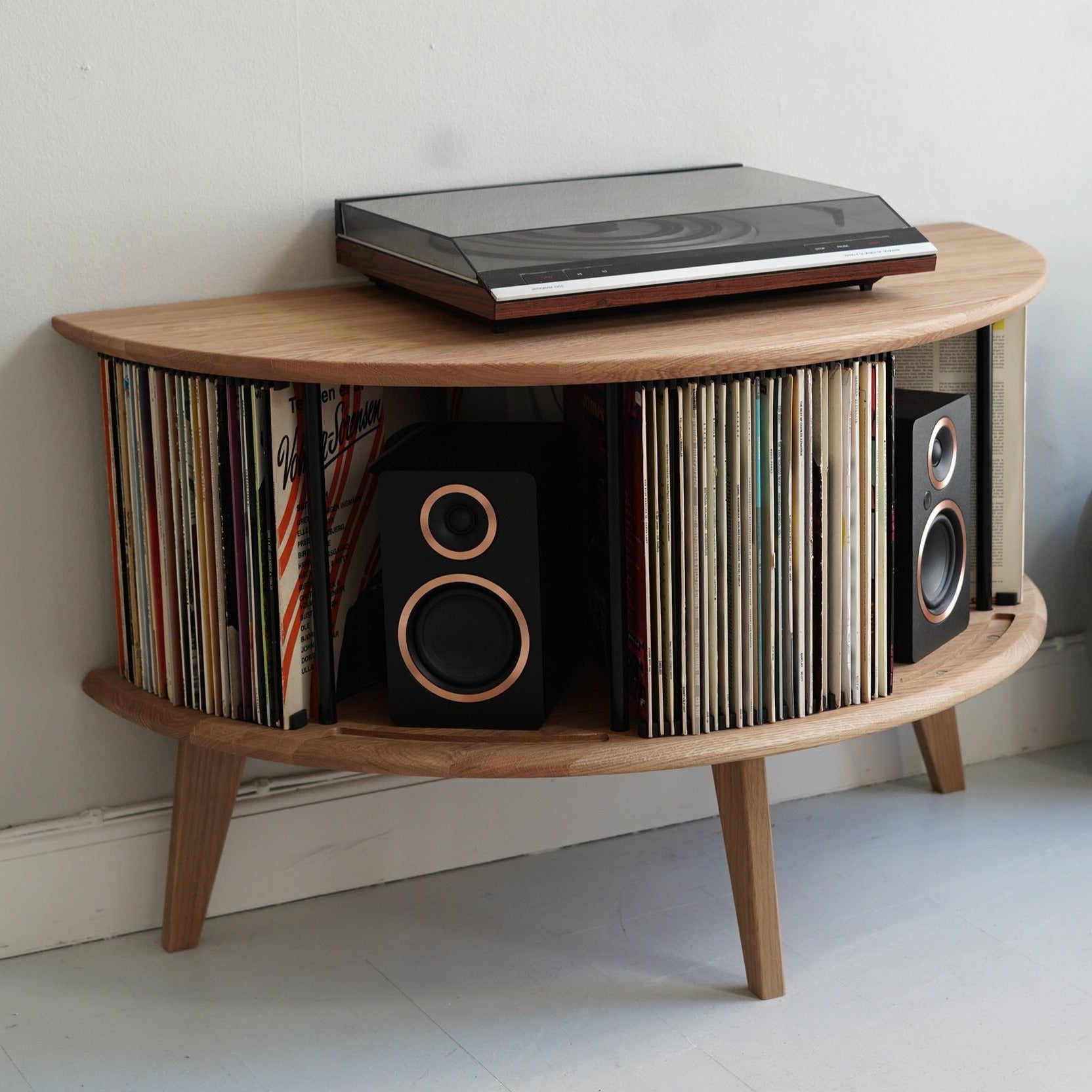 Højtalerskjulere til Display LUNA - Valnød (2 stk)