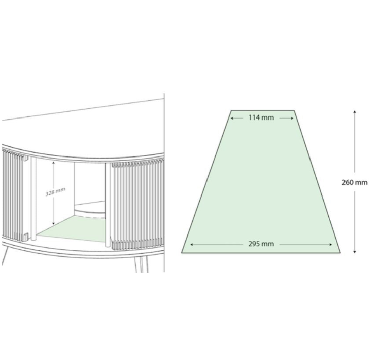 Display LUNA - Walnut